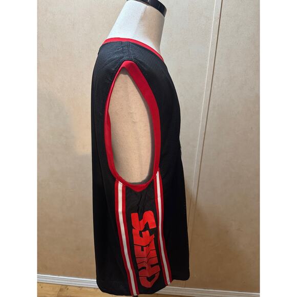 Ultra Game Kansas City Chiefs XXL Black Mesh Jersey NWT Sleeveless NFL Shirt - Picture 2 of 6